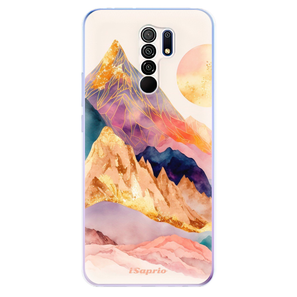 Odolné silikonové pouzdro iSaprio - Abstract Mountains - Xiaomi Redmi 9