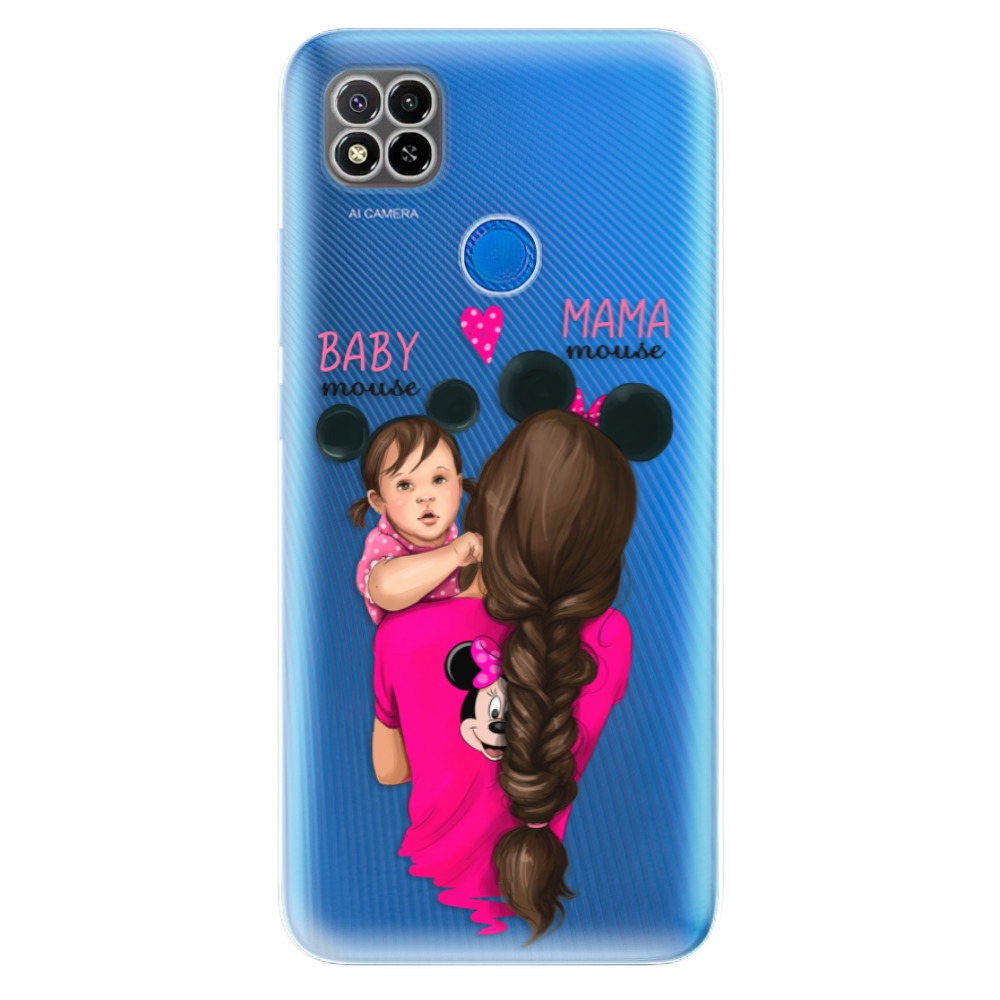 Odolné silikonové pouzdro iSaprio - Mama Mouse Brunette and Girl - Xiaomi Redmi 9C
