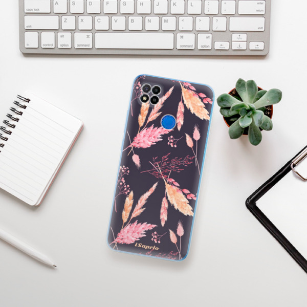 Odolné silikonové pouzdro iSaprio - Herbal Pattern - Xiaomi Redmi 9C