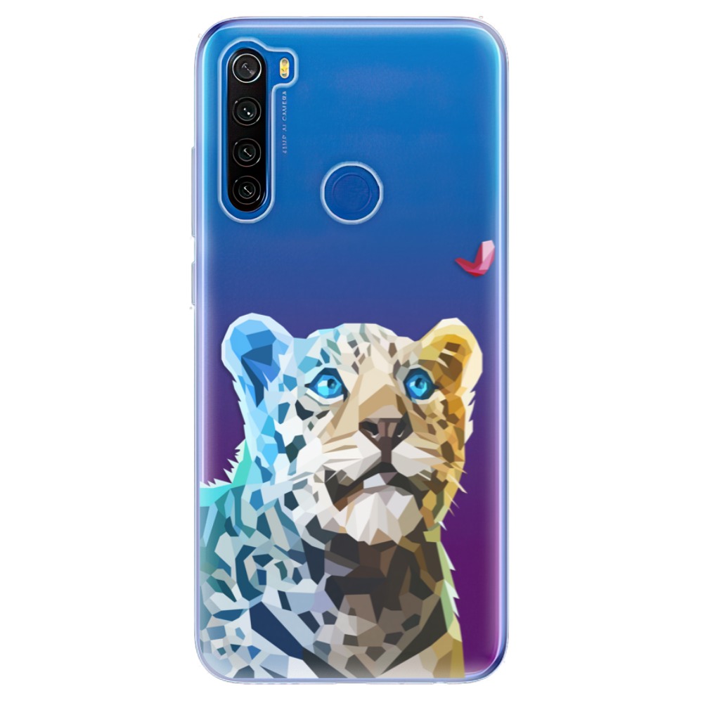 Odolné silikonové pouzdro iSaprio - Leopard With Butterfly - Xiaomi Redmi Note 8T