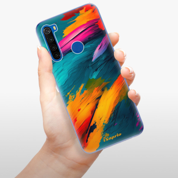 Odolné silikonové pouzdro iSaprio - Blue Paint - Xiaomi Redmi Note 8T