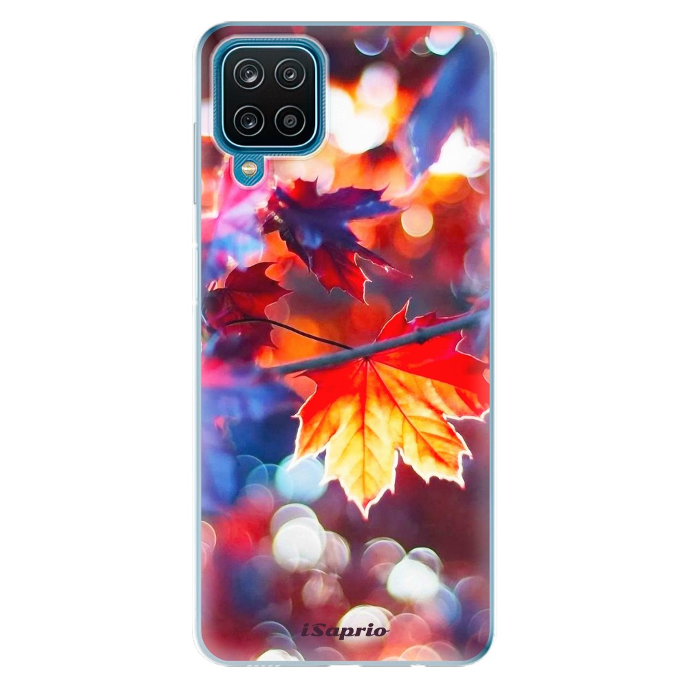 Odolné silikonové pouzdro iSaprio - Autumn Leaves 02 - Samsung Galaxy A12