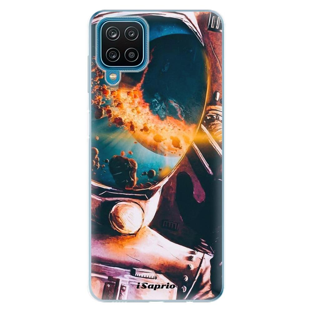 Odolné silikonové pouzdro iSaprio - Astronaut 01 - Samsung Galaxy A12