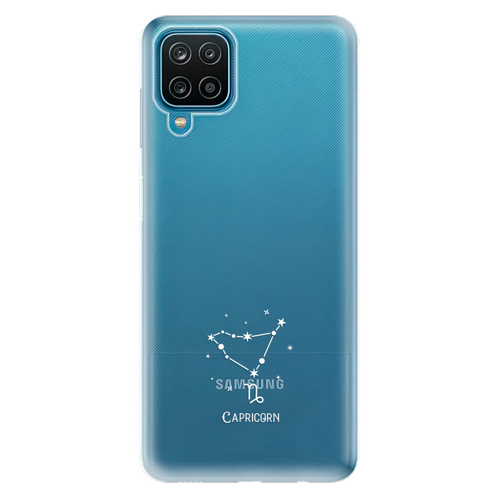 Odolné silikonové pouzdro iSaprio - čiré - Kozoroh - Samsung Galaxy A12
