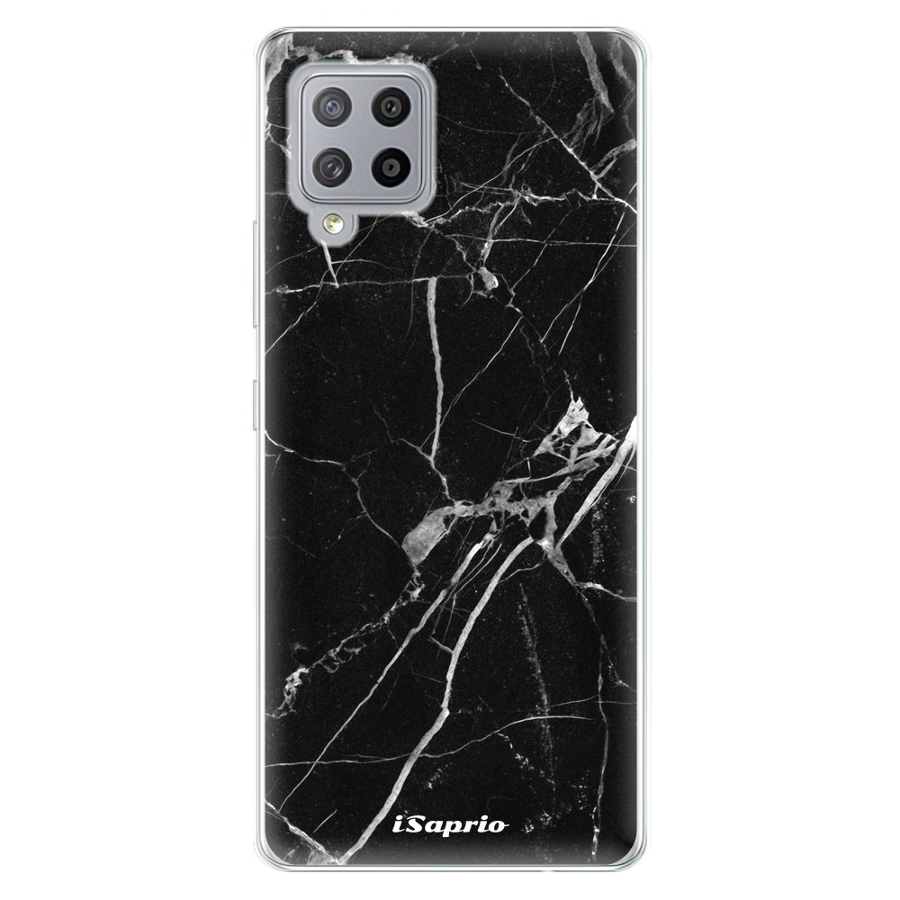 Odolné silikonové pouzdro iSaprio - Black Marble 18 - Samsung Galaxy A42