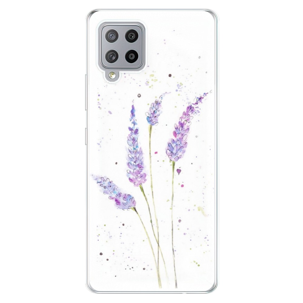 Odolné silikonové pouzdro iSaprio - Lavender - Samsung Galaxy A42