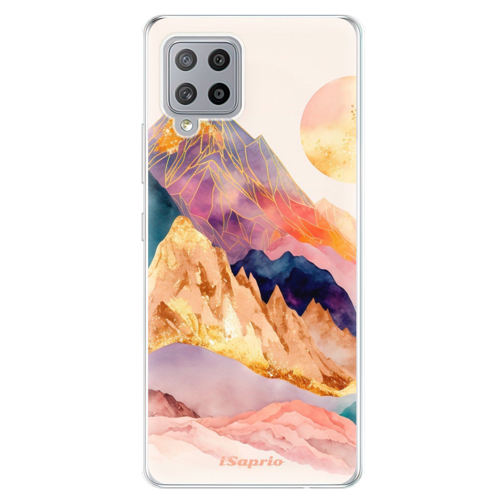 Odolné silikonové pouzdro iSaprio - Abstract Mountains - Samsung Galaxy A42