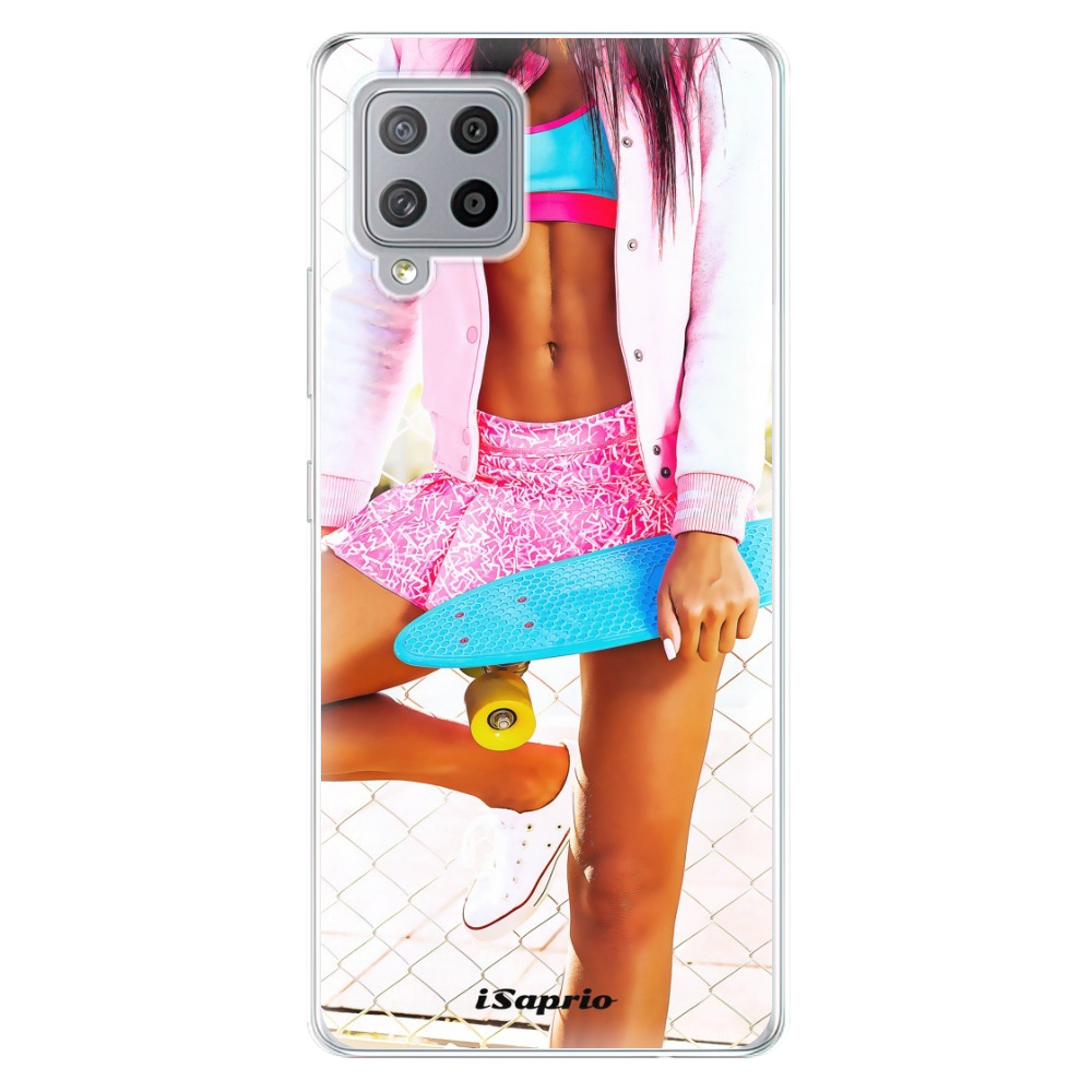Odolné silikonové pouzdro iSaprio - Skate girl 01 - Samsung Galaxy A42