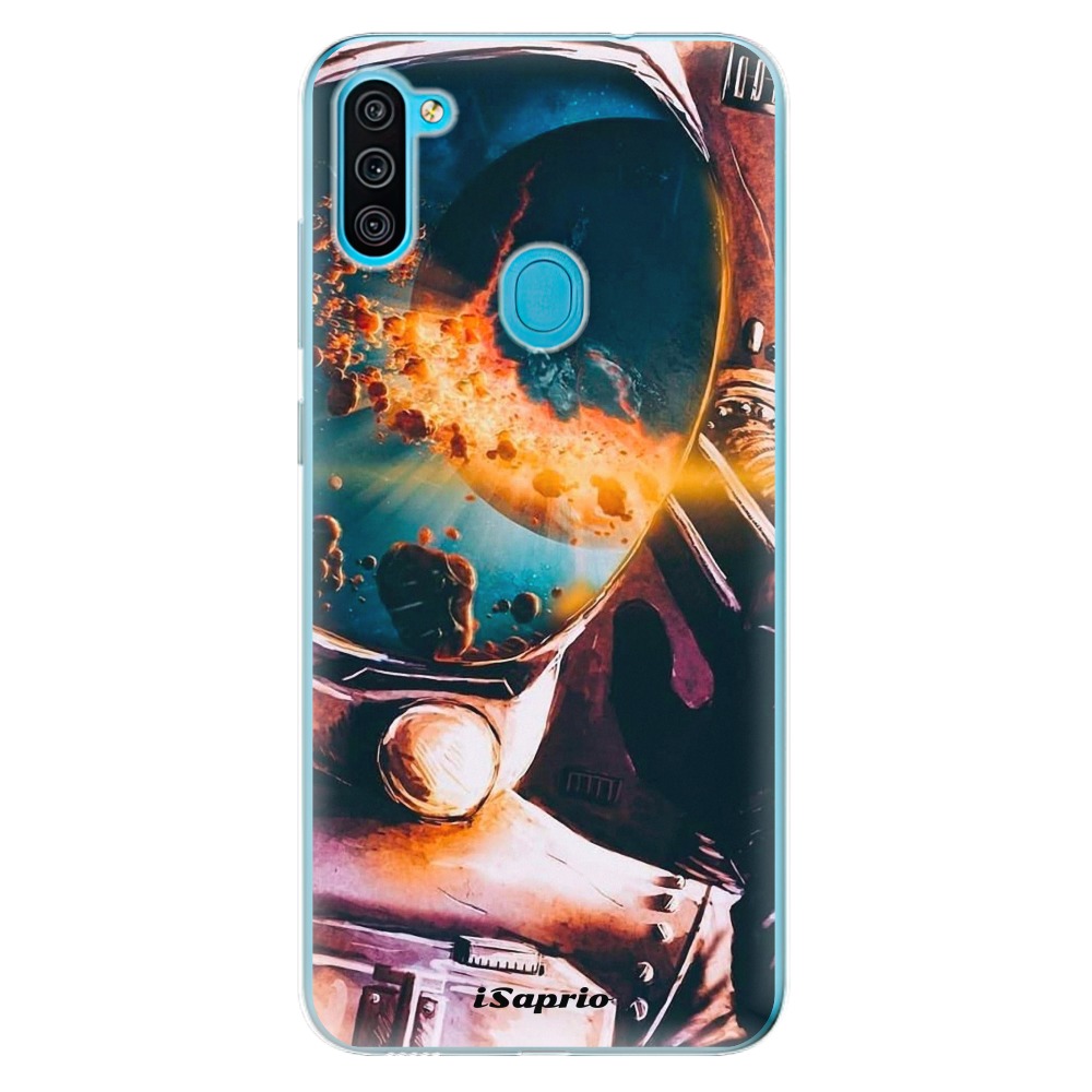 Odolné silikonové pouzdro iSaprio - Astronaut 01 - Samsung Galaxy M11