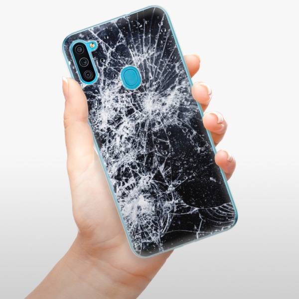 Odolné silikonové pouzdro iSaprio - Cracked - Samsung Galaxy M11