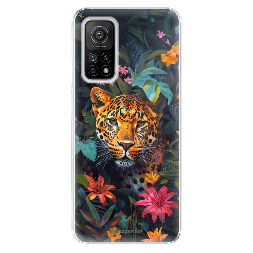 Odolné silikonové pouzdro iSaprio - Flower Jaguar - Xiaomi Mi 10T / Mi 10T Pro