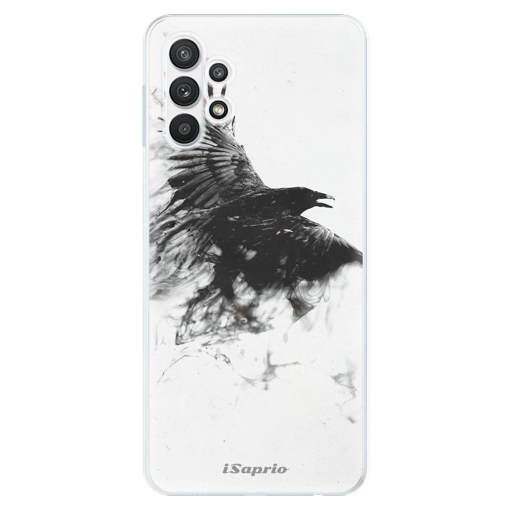 Odolné silikonové pouzdro iSaprio - Dark Bird 01 na mobil Samsung Galaxy A32 5G (Odolný silikonový kryt, obal, pouzdro iSaprio - Dark Bird 01 na mobilní telefon Samsung Galaxy A32 5G)