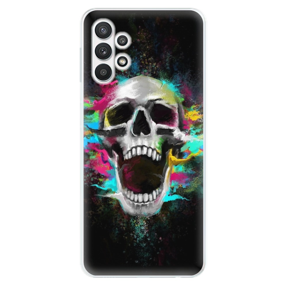 Odolné silikonové pouzdro iSaprio - Skull in Colors na mobil Samsung Galaxy A32 5G (Odolný silikonový kryt, obal, pouzdro iSaprio - Skull in Colors na mobilní telefon Samsung Galaxy A32 5G)