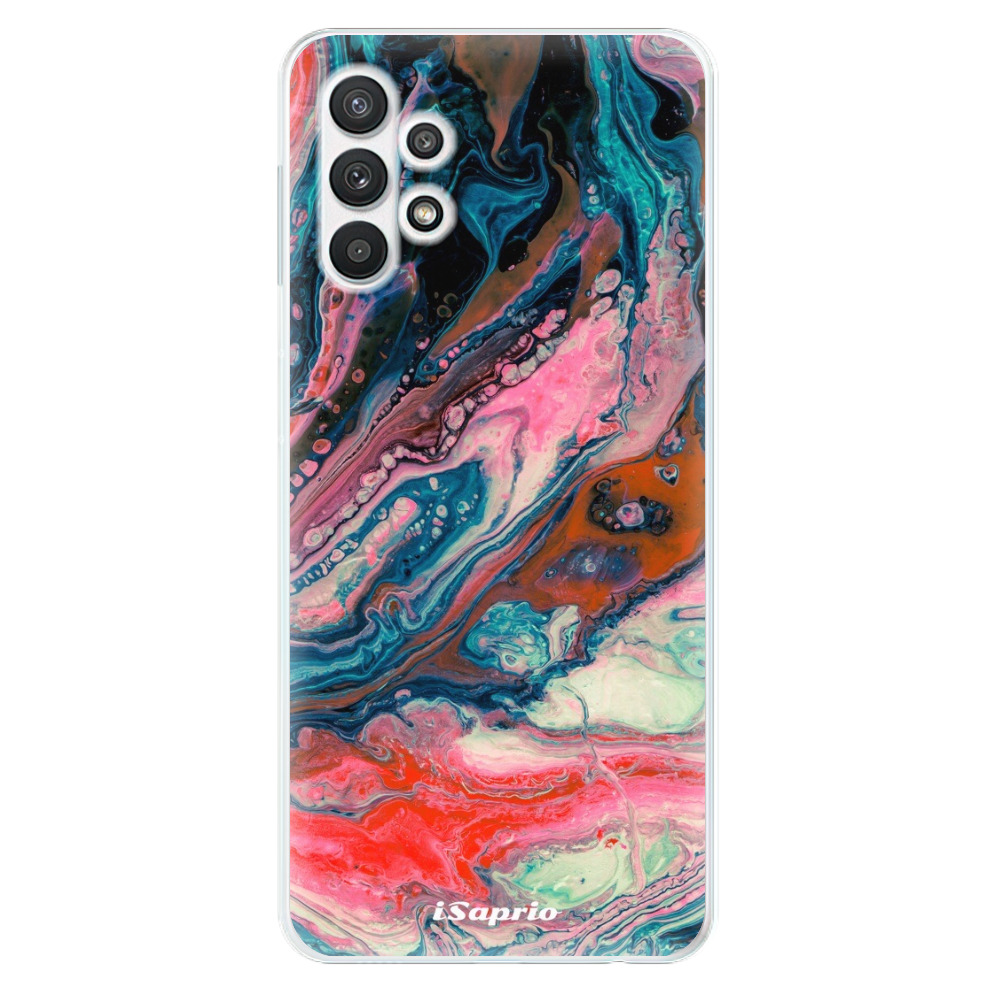 Odolné silikonové pouzdro iSaprio - Abstract Paint 01 - Samsung Galaxy A32 5G