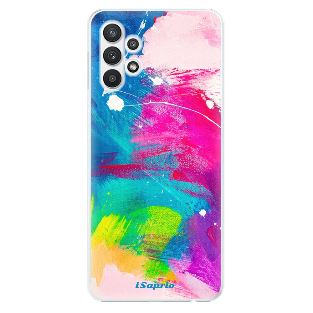 Odolné silikonové pouzdro iSaprio - Abstract Paint 03 - Samsung Galaxy A32 5G