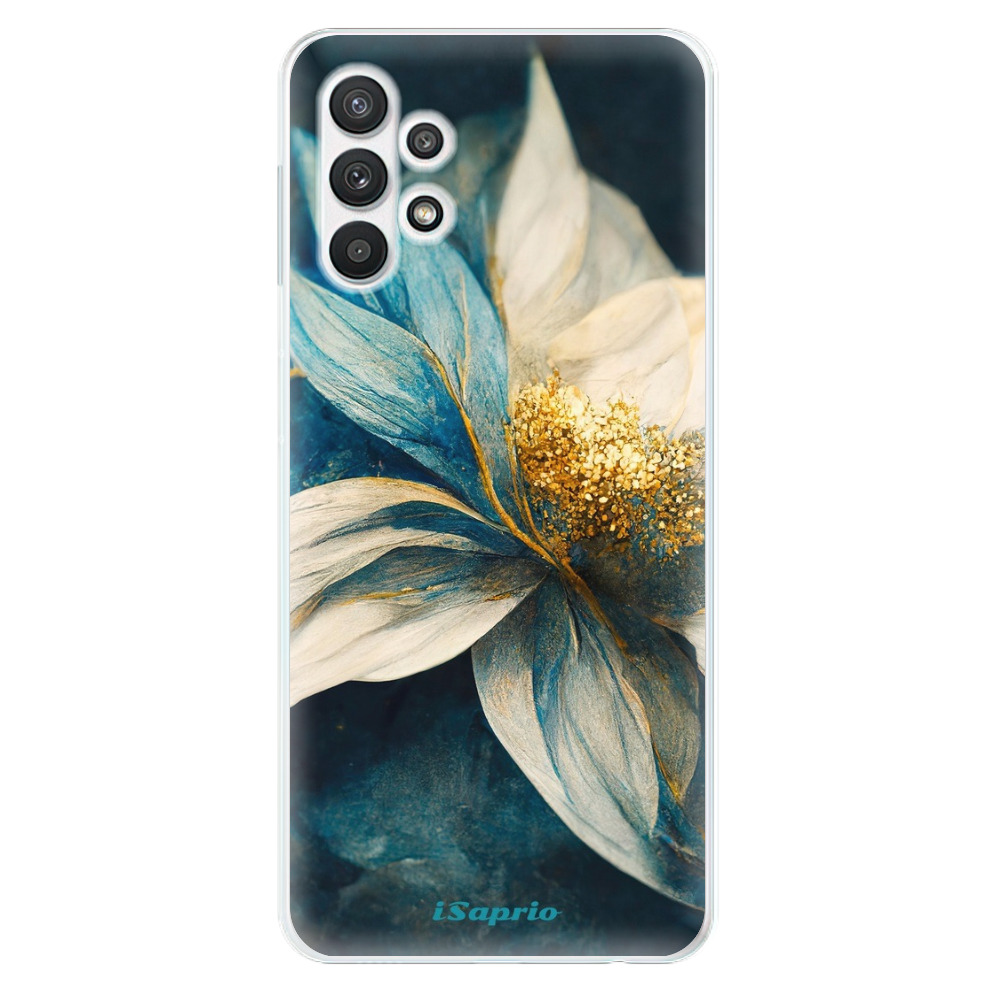 Odolné silikonové pouzdro iSaprio - Blue Petals - Samsung Galaxy A32 5G