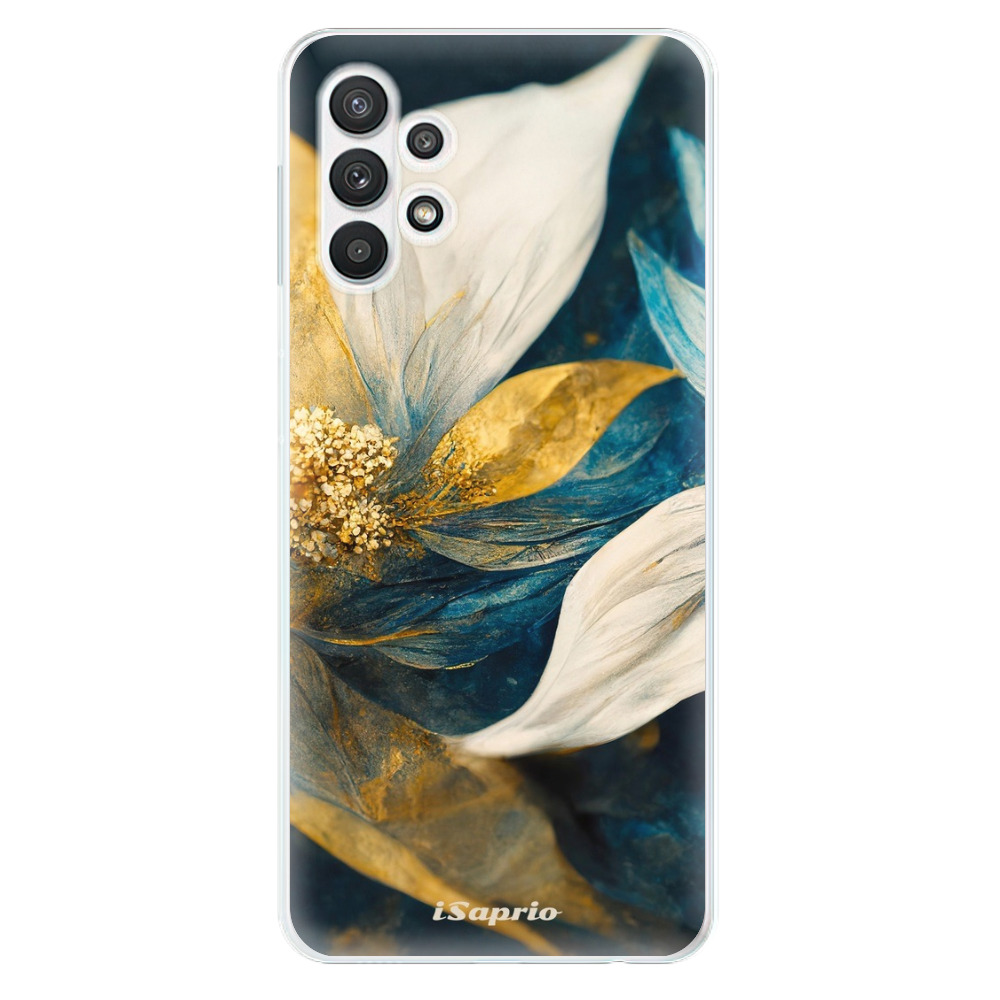 Odolné silikonové pouzdro iSaprio - Gold Petals - Samsung Galaxy A32 5G