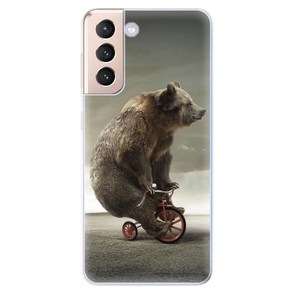 Odolné silikonové pouzdro iSaprio - Bear 01 na mobil Samsung Galaxy S21 5G (Odolný silikonový kryt, obal, pouzdro iSaprio - Bear 01 na mobilní telefon Samsung Galaxy S21 5G)