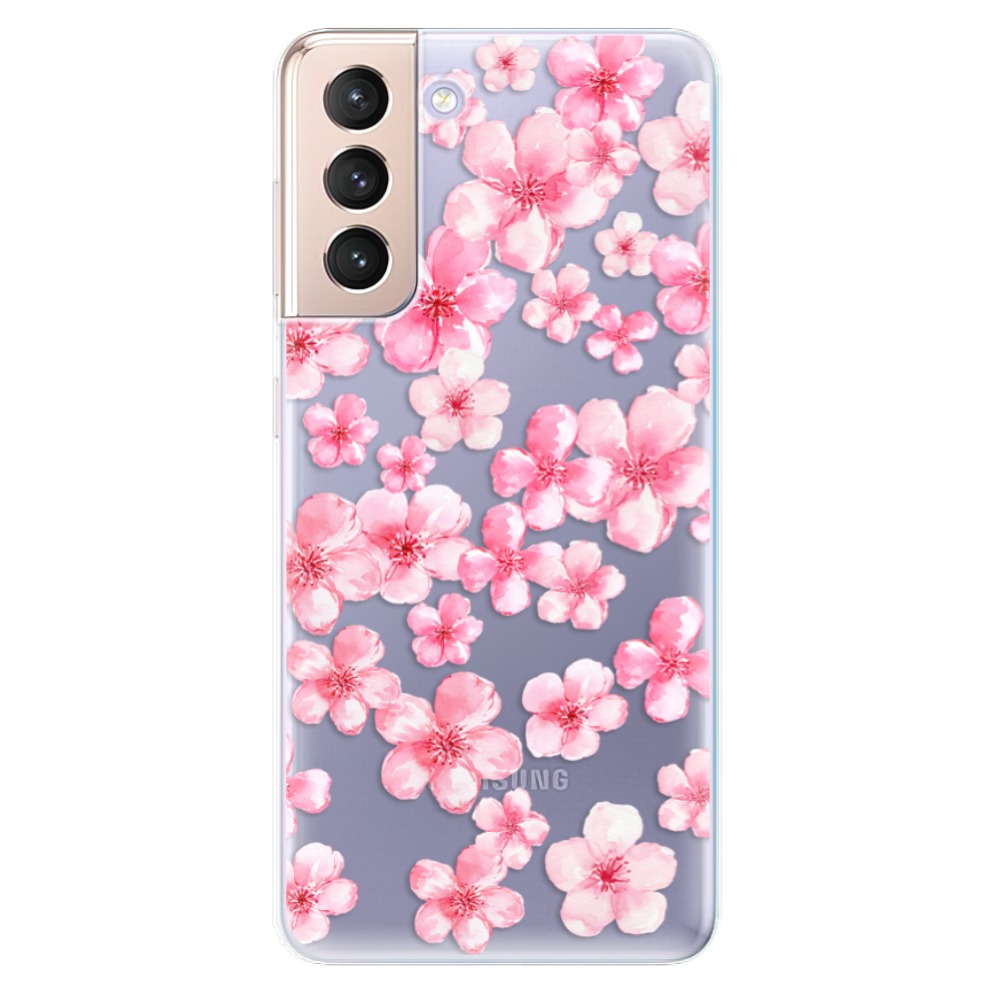 Odolné silikonové pouzdro iSaprio - Flower Pattern 05 na mobil Samsung Galaxy S21 5G (Odolný silikonový kryt, obal, pouzdro iSaprio - Flower Pattern 05 na mobilní telefon Samsung Galaxy S21 5G)
