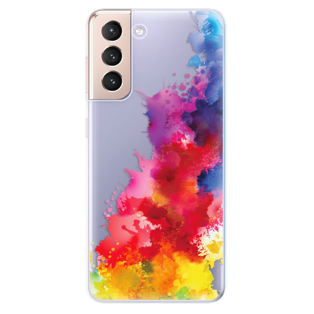 Odolné silikonové pouzdro iSaprio - Color Splash 01 na mobil Samsung Galaxy S21 5G (Odolný silikonový kryt, obal, pouzdro iSaprio - Color Splash 01 na mobilní telefon Samsung Galaxy S21 5G)