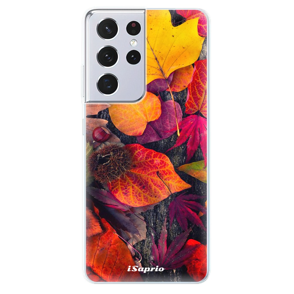 Odolné silikonové pouzdro iSaprio - Autumn Leaves 03 - Samsung Galaxy S21 Ultra