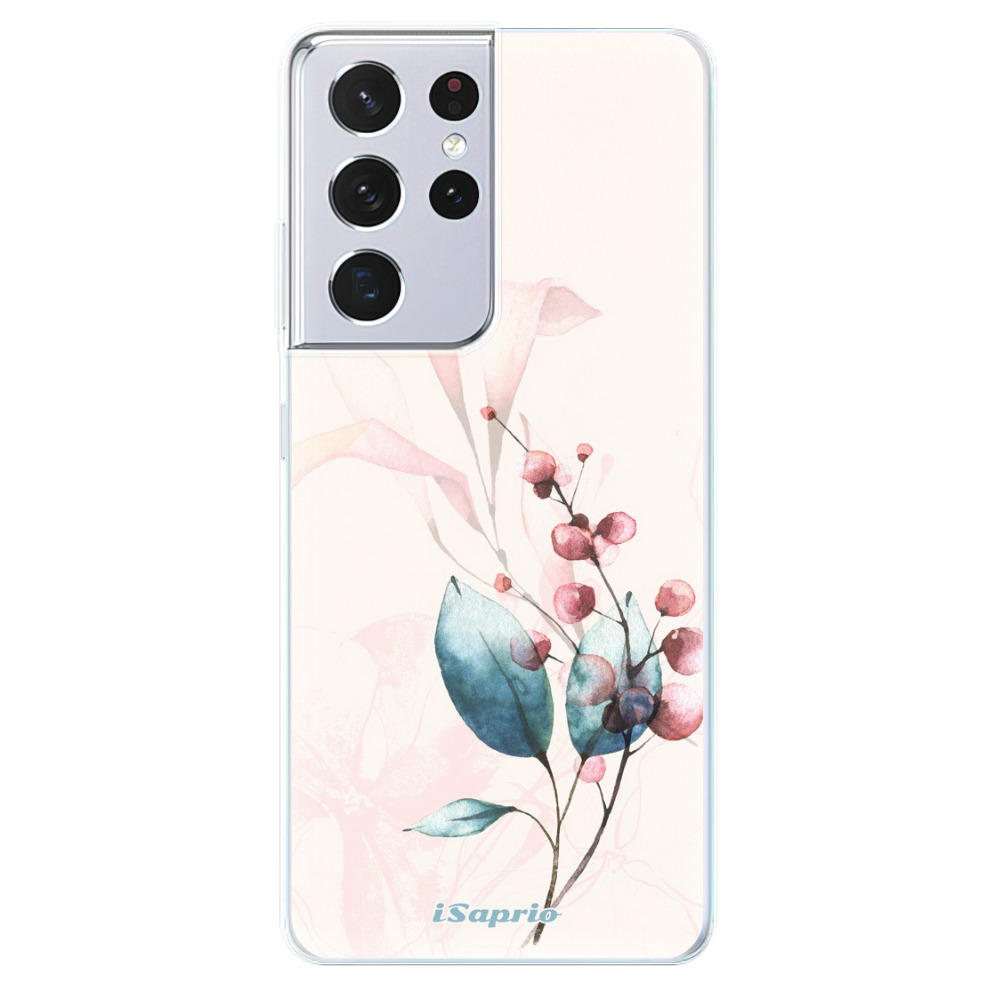 Odolné silikonové pouzdro iSaprio - Flower Art 02 - Samsung Galaxy S21 Ultra