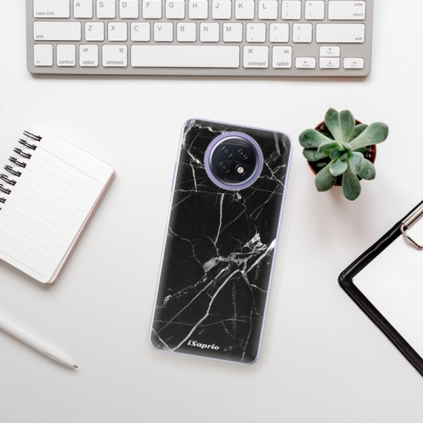 Odolné silikonové pouzdro iSaprio - Black Marble 18 - Xiaomi Redmi Note 9T