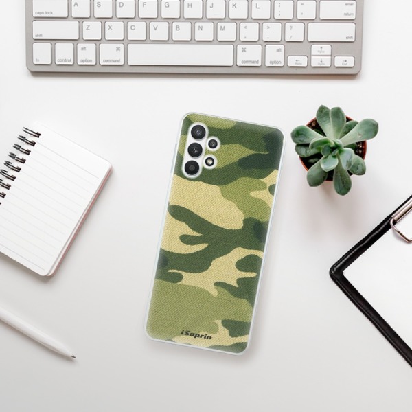 Odolné silikonové pouzdro iSaprio - Green Camuflage 01 - Samsung Galaxy A32