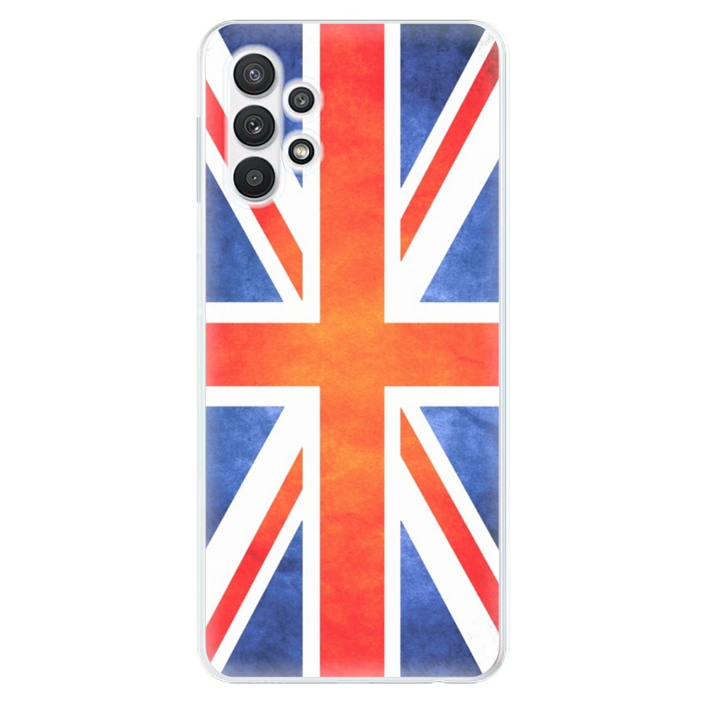 Odolné silikonové pouzdro iSaprio - UK Flag na mobil Samsung Galaxy A32 LTE (Odolný silikonový obal, kryt, pouzdro iSaprio - UK Flag na mobilní telefon Samsung Galaxy A32 LTE)