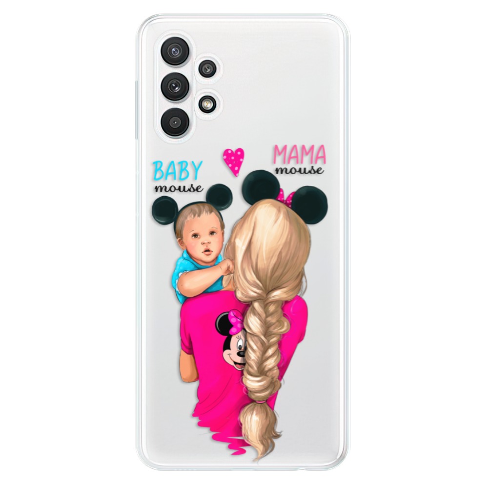 Odolné silikonové pouzdro iSaprio - Mama Mouse Blonde and Boy - Samsung Galaxy A32