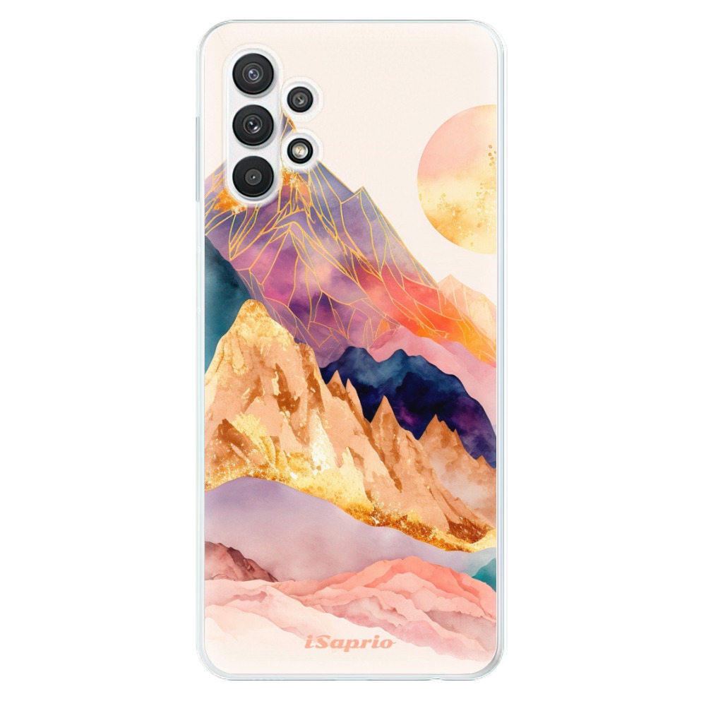 Odolné silikonové pouzdro iSaprio - Abstract Mountains - Samsung Galaxy A32