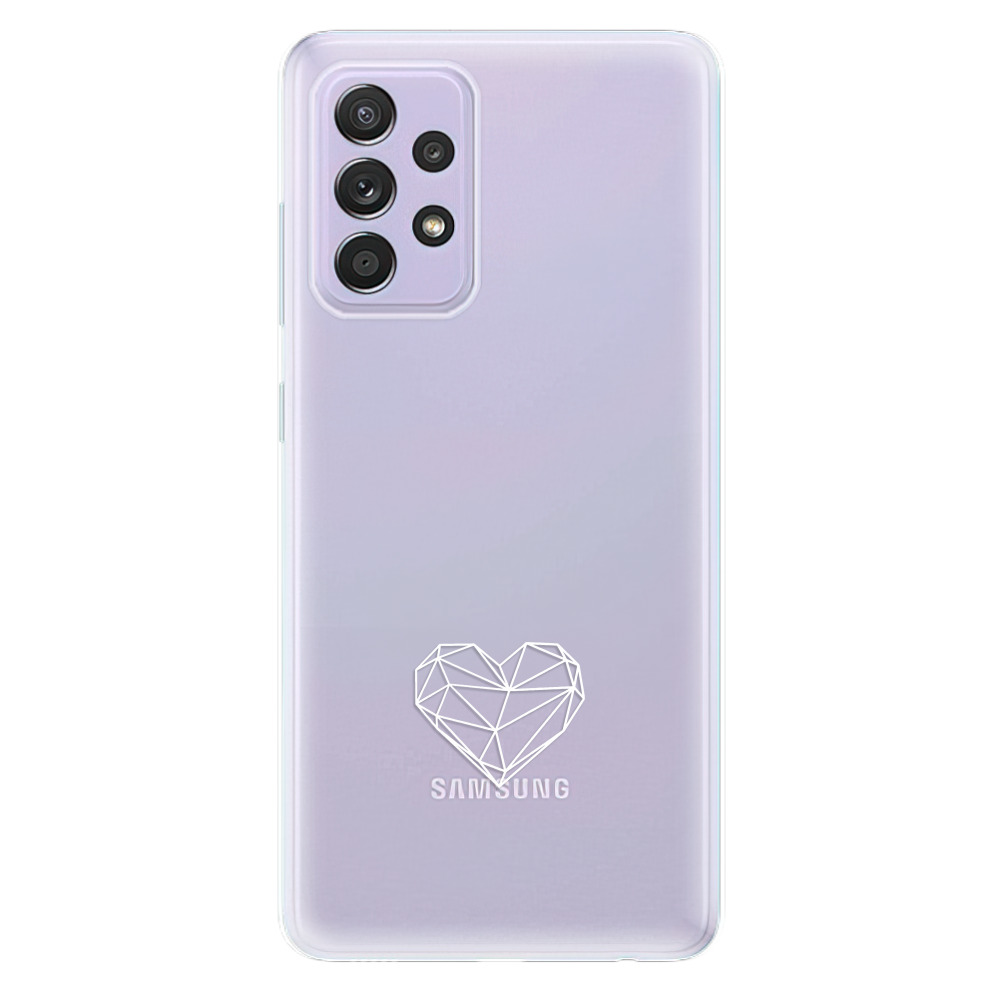 Odolné silikonové pouzdro iSaprio - čiré - Digital Love - Samsung Galaxy A52/A52 5G