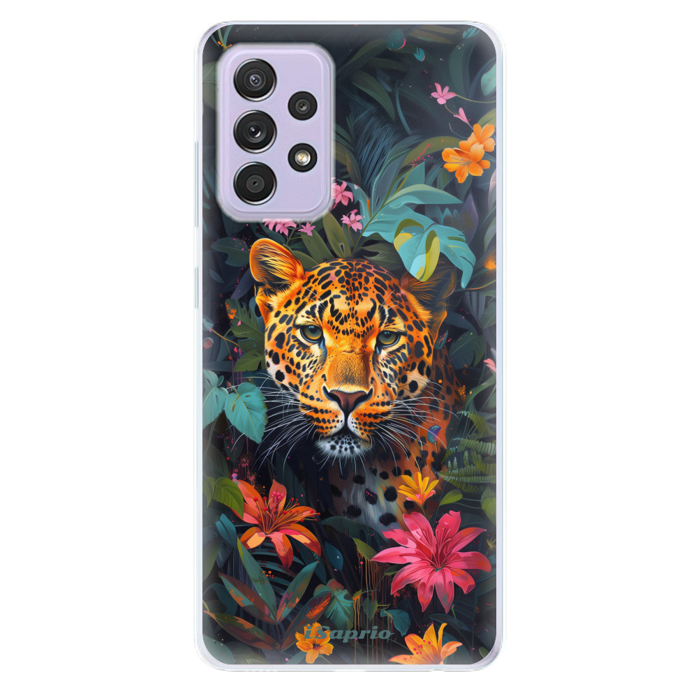 Odolné silikonové pouzdro iSaprio - Flower Jaguar - Samsung Galaxy A52/A52 5G