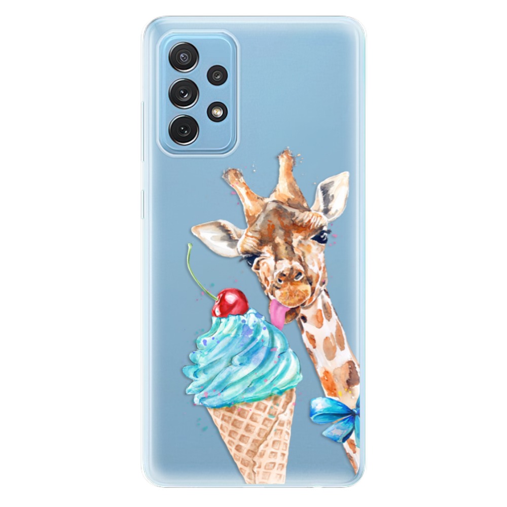 Odolné silikonové pouzdro iSaprio - Love Ice-Cream - Samsung Galaxy A72