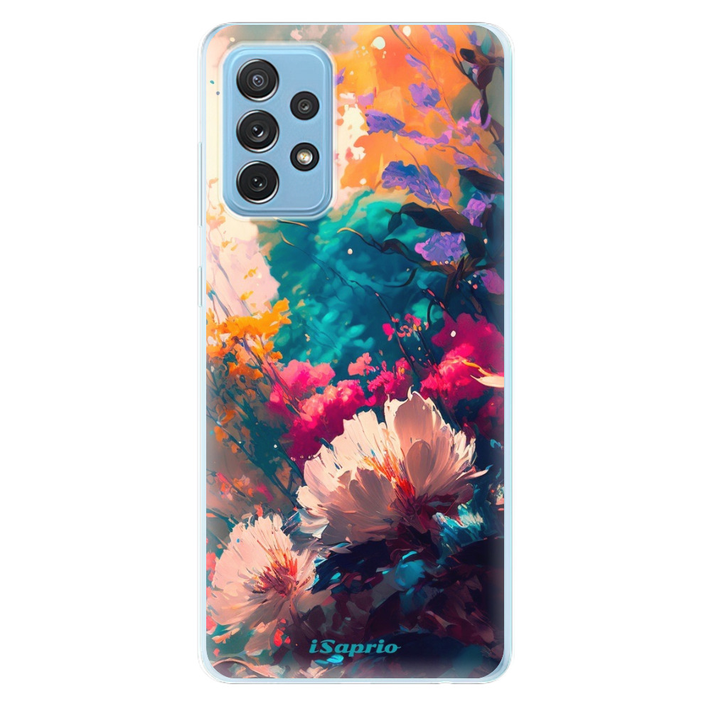 Odolné silikonové pouzdro iSaprio - Flower Design - Samsung Galaxy A72