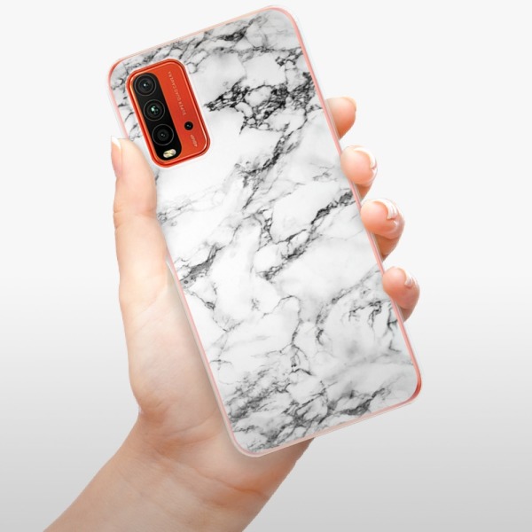 Odolné silikonové pouzdro iSaprio - White Marble 01 - Xiaomi Redmi 9T