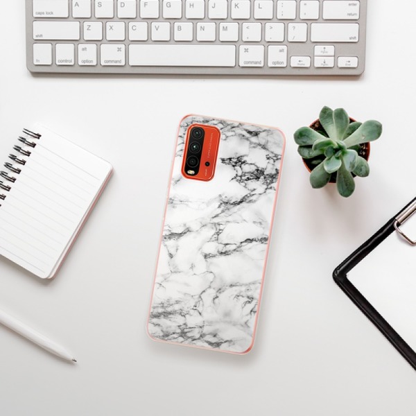 Odolné silikonové pouzdro iSaprio - White Marble 01 - Xiaomi Redmi 9T