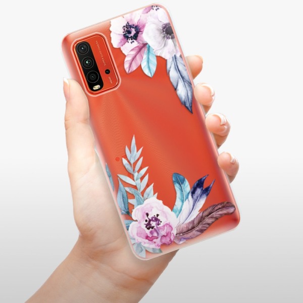 Odolné silikonové pouzdro iSaprio - Flower Pattern 04 - Xiaomi Redmi 9T