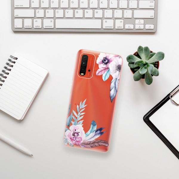 Odolné silikonové pouzdro iSaprio - Flower Pattern 04 - Xiaomi Redmi 9T