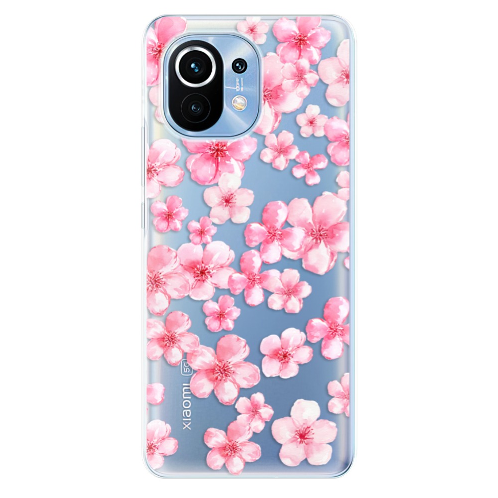 Odolné silikonové pouzdro iSaprio - Flower Pattern 05 na mobil Xiaomi Mi 11 (Odolný silikonový obal, kryt, pouzdro iSaprio - Flower Pattern 05 na mobilní telefon Xiaomi Mi 11)