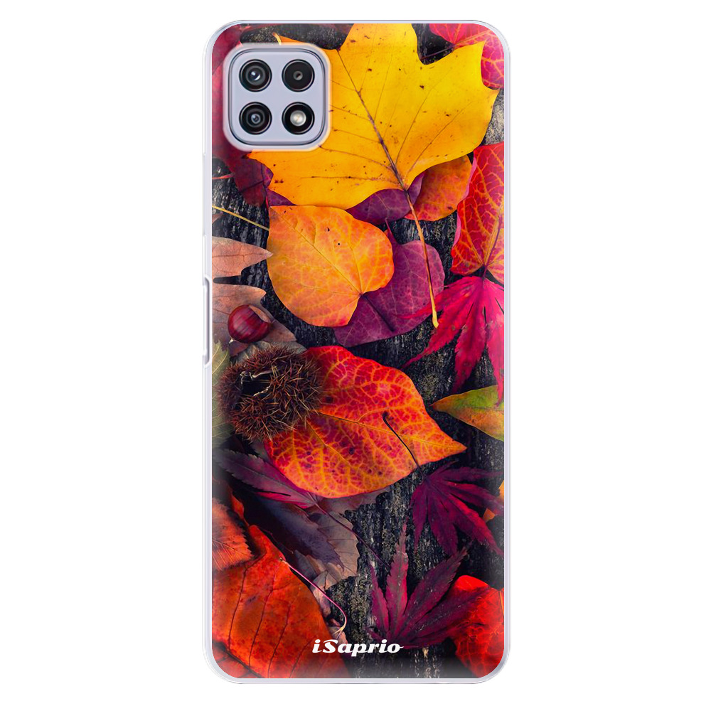 Odolné silikonové pouzdro iSaprio - Autumn Leaves 03 - Samsung Galaxy A22 5G