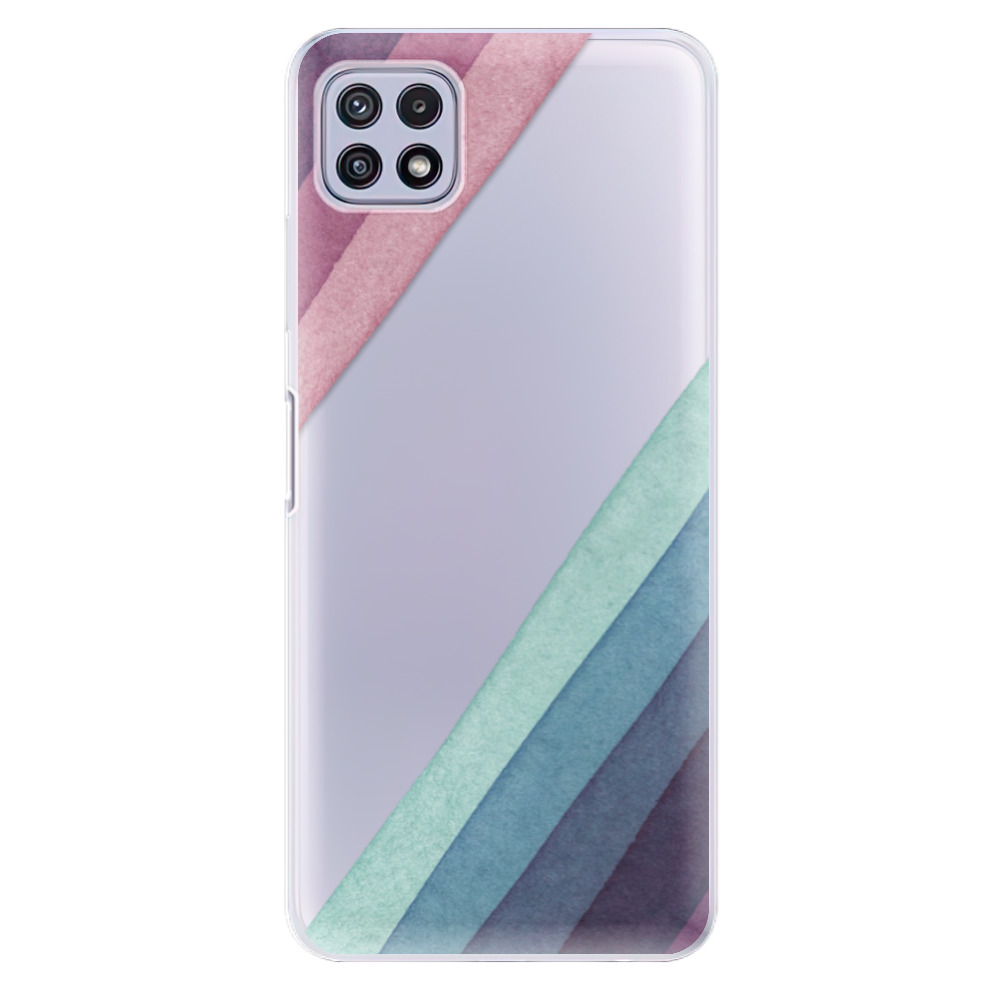 Odolné silikonové pouzdro iSaprio - Glitter Stripes 01 - Samsung Galaxy A22 5G