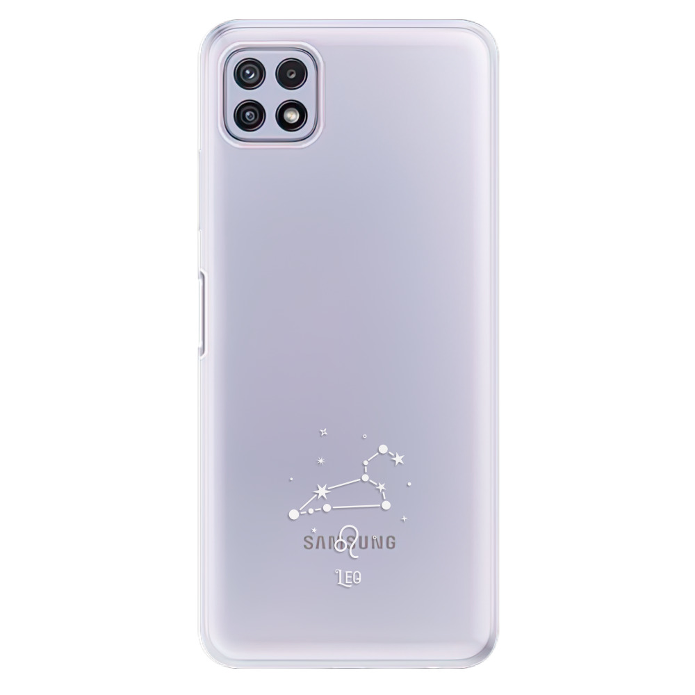 Odolné silikonové pouzdro iSaprio - čiré - Lev - Samsung Galaxy A22 5G