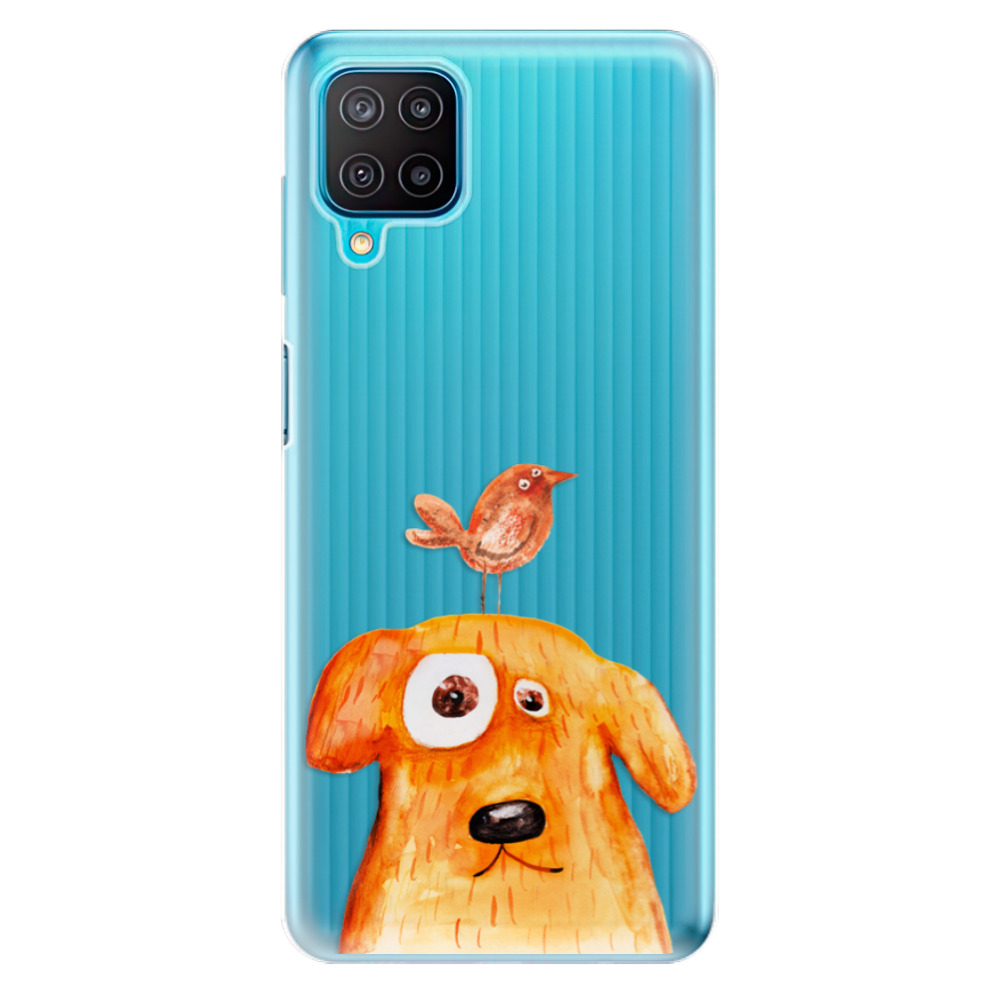 Odolné silikonové pouzdro iSaprio - Dog And Bird - Samsung Galaxy M12
