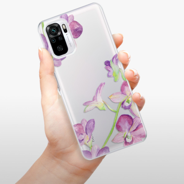 Odolné silikonové pouzdro iSaprio - Purple Orchid - Xiaomi Redmi Note 10 / Note 10S