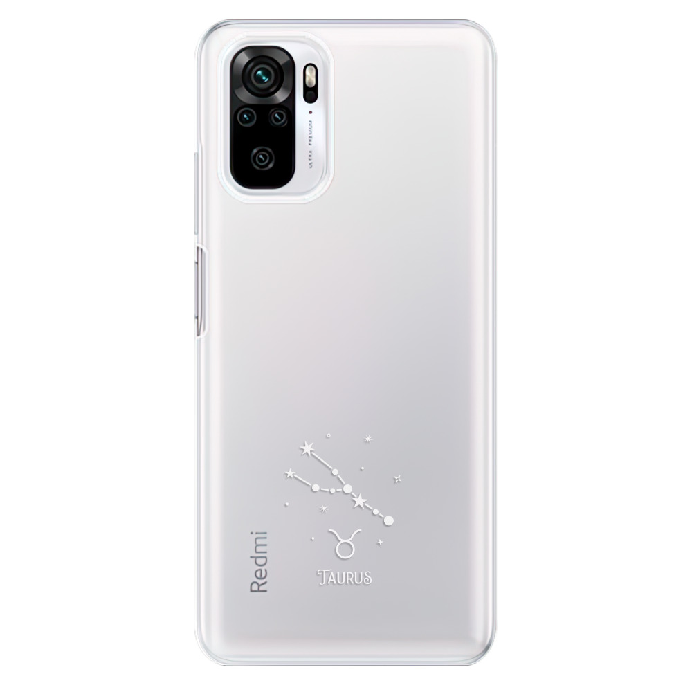 Odolné silikonové pouzdro iSaprio - čiré - Býk - Xiaomi Redmi Note 10 / Note 10S