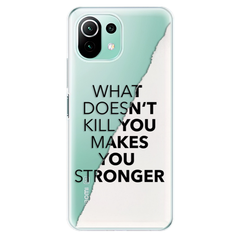 Odolné silikonové pouzdro iSaprio - Makes You Stronger - Xiaomi Mi 11 Lite