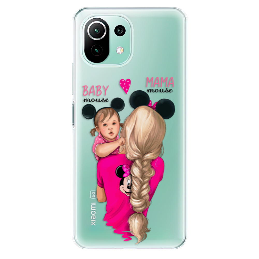 Odolné silikonové pouzdro iSaprio - Mama Mouse Blond and Girl - Xiaomi Mi 11 Lite