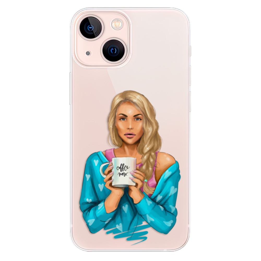 Odolné silikonové pouzdro iSaprio - Coffe Now - Blond - iPhone 13 mini