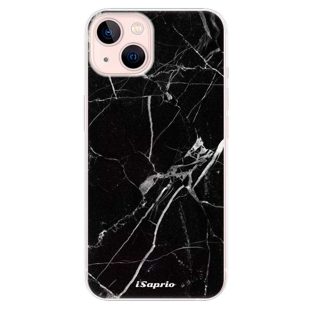 Odolné silikonové pouzdro iSaprio - Black Marble 18 - iPhone 13